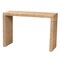 Bali & Pari Colandra Modern Bohemian Natural Brown Seagrass and Wood Console Table 240-13455-ZORO - alternate 1